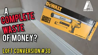 DeWalt Sunday!!! Is using the DeWalt DCE581N for caulking worth it? Loft Conversion#30 #dewalt #loft