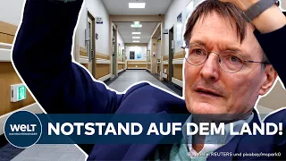 DEUTSCHLAND: "Klinikstandorte fallen weg!" Dachverband warnt vor Karl Lauterbachs Krankenhausreform!