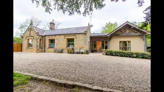 Stunning Lodge House in Hexham, Northumberland set in 4 acres of landscaped gardens and woodland