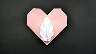 Amazing PAPER HEART with LEAF | Origami Tutorial DIY by ColorMania