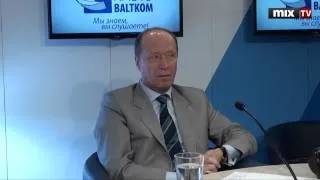 MIX TV: посол РФ в Латвии Александр Вешняков в программе "Разворот"