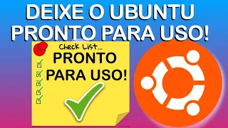 Como configurar o LINUX UBUNTU do zero! (O que fazer depois de instalar o UBUNTU)👍