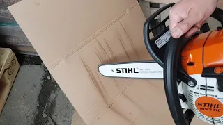 Stihl MS 241 Öl prüfen