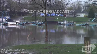 04-29-19 Vermilion, Oh - Lakeshore Flooding Warning high river