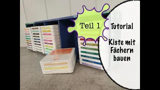 Kiste mit Fächern bauen | Grundanleitung Teil 1 | Stampin' Up!