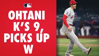 Two way Shohei! Ohtani strikes out 9 while also driving in 2