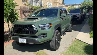 2020 Toyota Tacoma TRD PRO Army Green Not Review