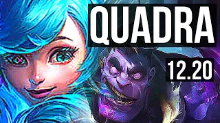 GWEN vs DR. MUNDO (TOP) | Quadra, 6 solo kills, Legendary, 14/3/7 | KR Diamond | 12.20