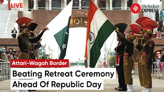 Beating Retreat Ceremony: Watch Attari-Wagah Border Beating Retreat Ceremony | Republic Day 2024