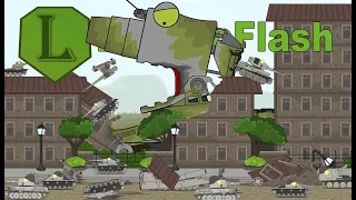 Monster Carlzilla is attacking! - Cartoons about tanks