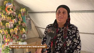 ŞEHBA    |     'Em wekî jin û gelê Kurd ti carî dev ji Serokê xwe bernadin'