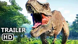 JURASSIC WORLD EVOLUTION Official Trailer (2018) Dinosaur Video Game HD