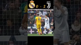 Real Madrid vs Juventus 2018 Champions League Quarter Final~2nd Leg #shorts #football #highlights