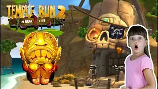 Temple Run 2 in Real Life| Monkey Monster Chase| Kid Parody