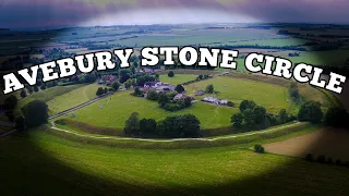 Avebury MAN MADE STONE CIRCLE (Drone Footage)