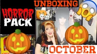 Horror Pack October 2016 Unboxing Horror Movies Blu-Ray DVD Car Vlog Style Halloween