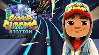 SUBWAY SURFERS GAMEPLAY PC HD 2021 - SPACE STATION - JAKE SECRET SOCIETY BOARD | TALKING TOM