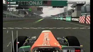 F1 2011 gameplay DRS i Kers