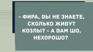 - Фира, вы не знаете, сколько живут козлы? Смех! Юмор! Позитив!