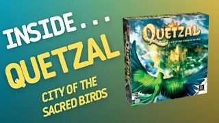 Inside…Quetzal: City of the Sacred Birds - Simple worker placement games (4K 60fps)