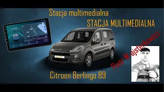 35 Stacja multimedialna 📺 - montaż finalny  #CitroenBerlingoII | #PiotrMajsterkowicz