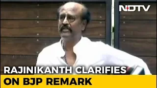 "People Will Decide If BJP A Dangerous Party": Rajinikanth Clarifies