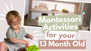 Montessori Activities for your 13 Month Old