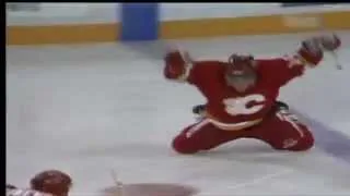 Theo Fleury OT Goal Game 6 1991 Playoffs Smythe Division Semi-Finals