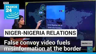 No, this video shows neither Nigerien nor Nigerian forces at their shared border • FRANCE 24