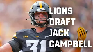 Detroit Lions Select Jack Campbell