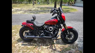 2021 Harley Fat Bob Made Comfortable with MODS.