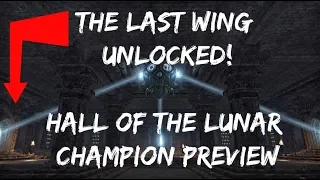 Hall of the Lunar Champion's LAST WING UNLOCKED - The Lion's Cradle! | ESO Dragonhold PTS