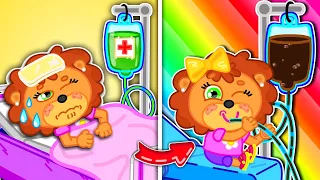 Aslan Yavrusu | Hayır bebeğim hastalandı! | Çocuklar için çizgi film
