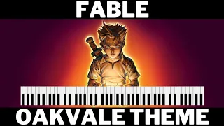 Oakvale Theme | Fable | Piano Cover (Open)