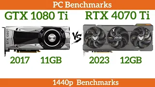 GTX 1080Ti vs RTX 4070Ti | Test in 7 Games 1440p + 3D Mark