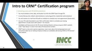 Intro to CRNI® Exam Virtual Town Hall