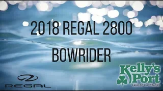 2018 Regal 2800 Bowrider at Overland Park Boat Show at Kelly's Port (www.KellysPort.com)