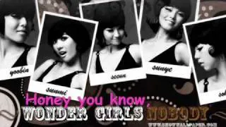 Wonder girls Nobody rainstone [english version]+[Lyrics]