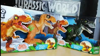 ZURU Robo Alive Attacking T-Rex Figure Review!!