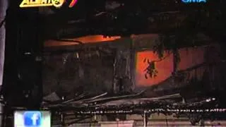 24 Oras: Halos 80 tindahan sa Sampaloc Public Market, nasunog (040112)