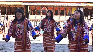 Paro Tsechu || Amazing Dance || Bhutan Dance || Bhutanese Dance || Tshechu In Paro Bhutan