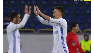 Днепр - Динамо - 1:2. Гол: Сергей Сидорчук (69')