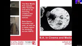 Cinema & Media Arts at York - Information Webinar