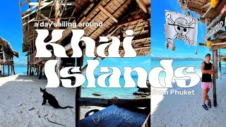 Khai Islands half-day longtail boat tour from Phuket! Cat Island! Thailand vlog