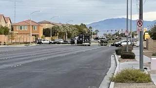 Las Vegas police on scene of officer-involved shooting in southwest valley