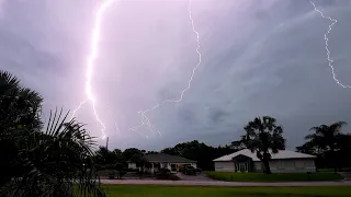 Intense Florida Thunderstorm 2023 - Complete Footage