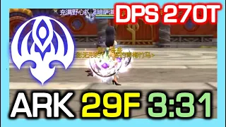 Dark Summoner ARK 29F 3:31 / DPS 270 Trillion / ARK Contest S1 / Dragon Nest China