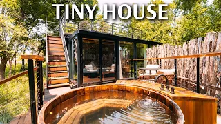 Shipping Container Tiny House w/ Plunge Pool Full Tour!