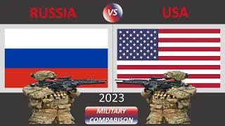 Russia vs USA   Military Power Comparison 2023