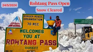 Rohtang Pass Finally Open: Latest Snow & Road Condition Updates #manali #rohtang #roadconditions